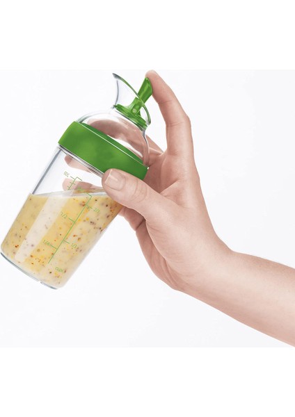SunniMix Kolay Saplar Salata Soyunma Çalkalayıcı Şişe Soslar Mikser Ölçekler Yeşil modelleri
