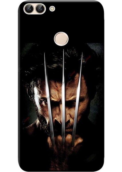 Huawei P Smart Kılıf Desen Baskılı Silikon Kapak Wolverine STK:610