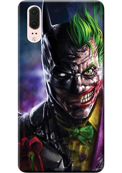 Huawei P20 Kılıf EML-L09 Desen Baskılı Silikon Kapak Joker STK:594