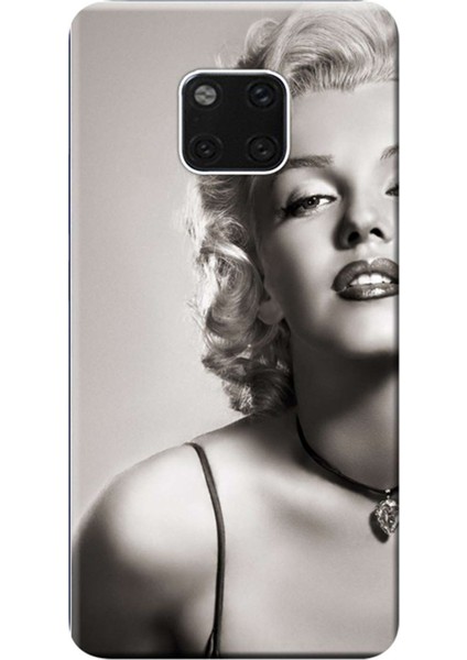 Huawei Mate 20 Pro Kılıf (LYA-L09) Desen Baskılı Silikon Kapak Marilyn Monroe STK:250