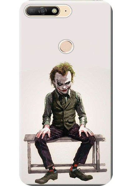 Huawei Y7 2018 Kılıf (LDN-L03) Desen Baskılı Silikon Kapak Joker STK:600