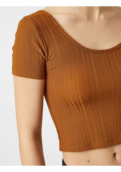 Kadın U Yaka Kısa Kollu Tişört indirimleri