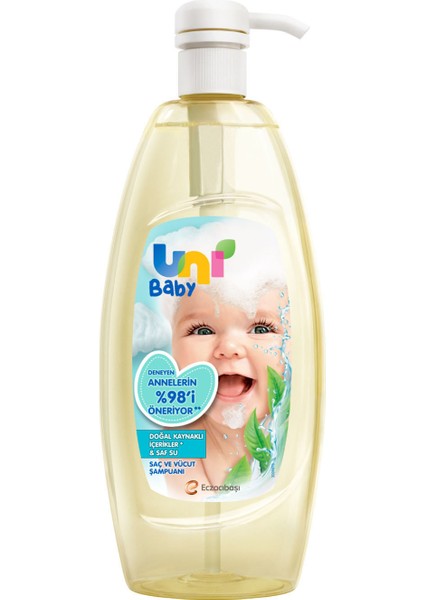 Uni Baby Şampuan 700 ml + 52'li Mendil Hediyeli