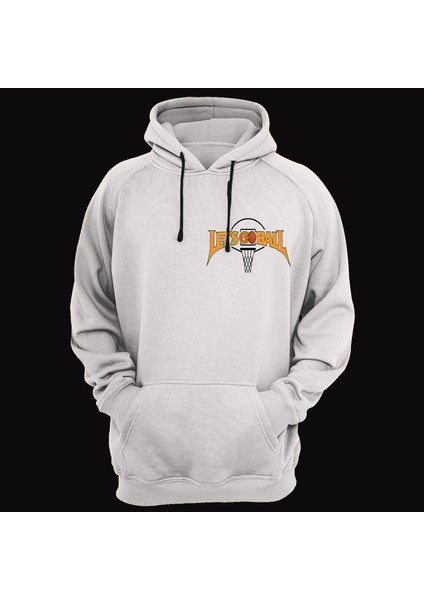 Basketbol Baskılı 3 Ipl. Şardonlu %100 Pamuk, Içi Polar, Çok Kalın Sweatshirt