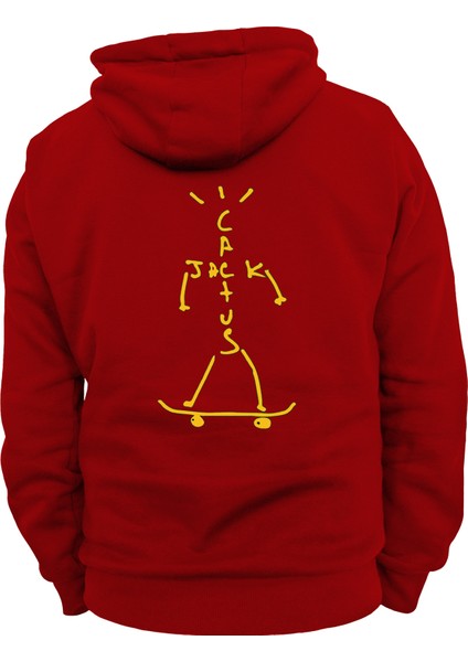 Cactus Jack Baskılı 3 Ipl. Şardonlu %100 Pamuk, Içi Polar, Çok Kalın Sweatshirt modelleri