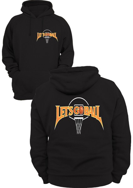 Basketbol Baskılı 3 Ipl. Şardonlu %100 Pamuk, Içi Polar, Çok Kalın Sweatshirt