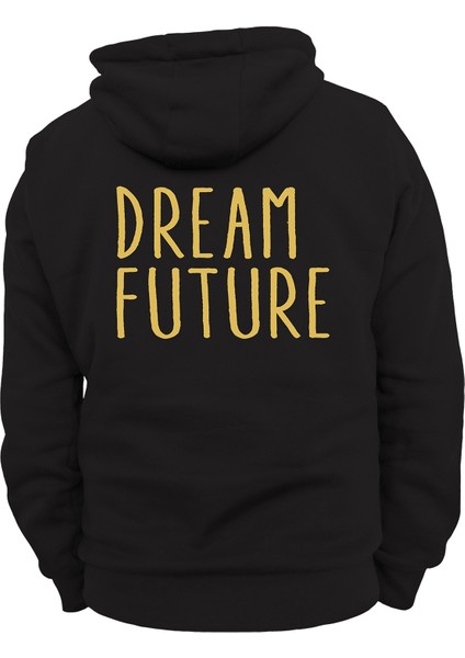 Dream Future Baskılı 3 Ipl. Şardonlu %100 Pamuk, Içi Polar, Çok Kalın Sweatshirt