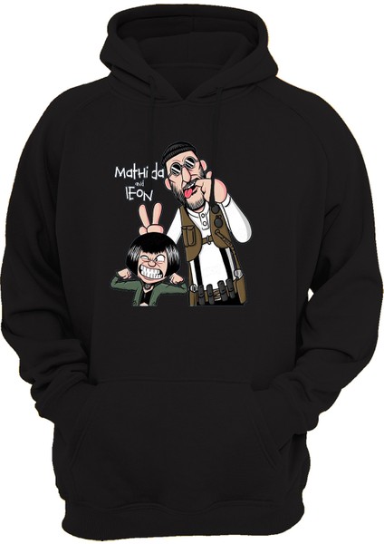 Leon Baskılı 3 Ipl. Şardonlu %100 Pamuk, Içi Polar, Çok Kalın Sweatshirt