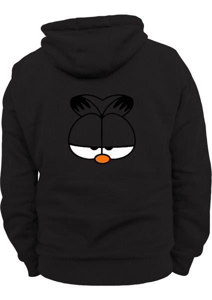 Garfield Baskılı 3 Ipl. Şardonlu %100 Pamuk, Içi Polar, Çok Kalın Sweatshirt