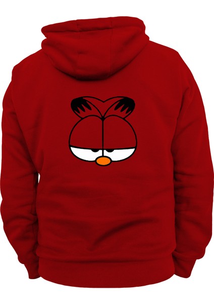 Garfield Baskılı 3 Ipl. Şardonlu %100 Pamuk, Içi Polar, Çok Kalın Sweatshirt