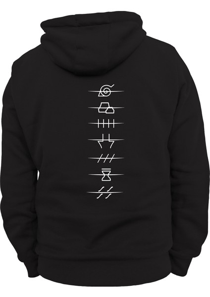 Naruto Baskılı 3 Ipl. Şardonlu %100 Pamuk, Içi Polar, Çok Kalın Sweatshirt