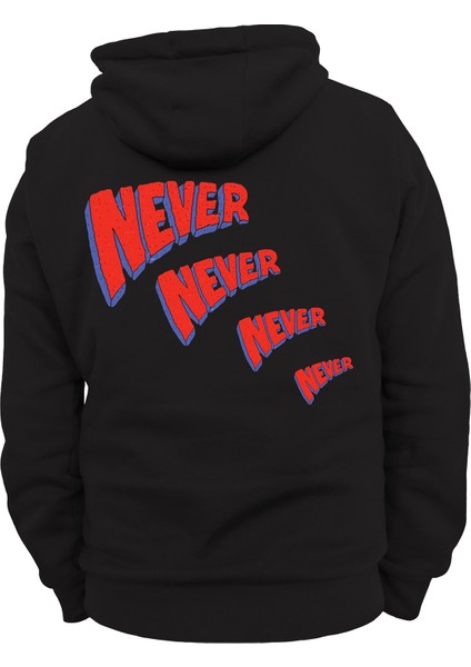 Never Baskılı 3 Ipl. Şardonlu %100 Pamuk, Içi Polar, Çok Kalın Sweatshirt fiyatları