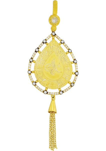 Altın Tuğralı Kolye Ucu T046116