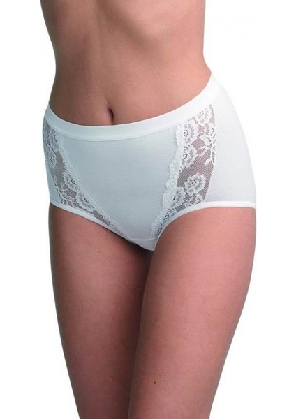 Kadın Slip Külot Dantelli Private 1316 - Beyaz