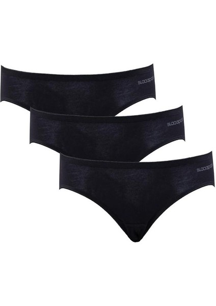 Kadın Slip Külot 3'lü Paket Essential 1575 - Siyah