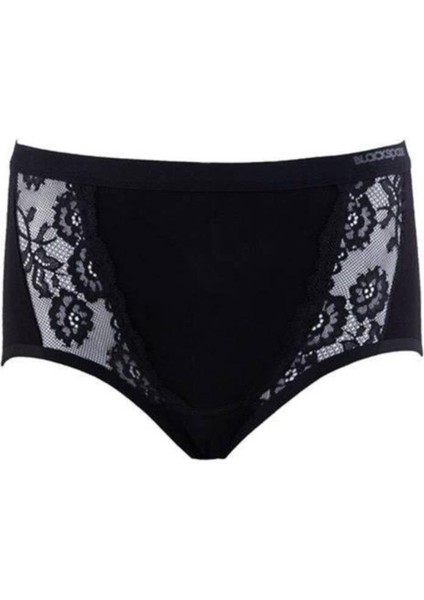 Kadın Slip Külot Dantelli Private 1316 - Siyah