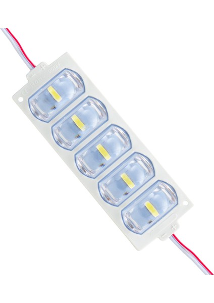 Modül LED 12V 4W Soğuk Beyaz 3030 10 x 53.8mm IP65 260-280LM 180 Derece
