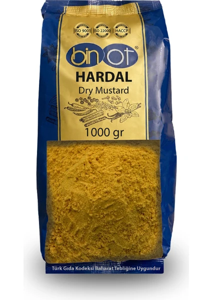 Hardal Toz 1000GR Paket 1 kg (Mustard)