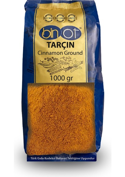 Tarçın Toz 1000GR Paket 1 kg Cinnamon