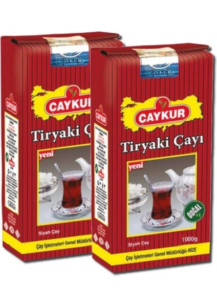 Tiryaki Çay 1000 gr 2 Adet