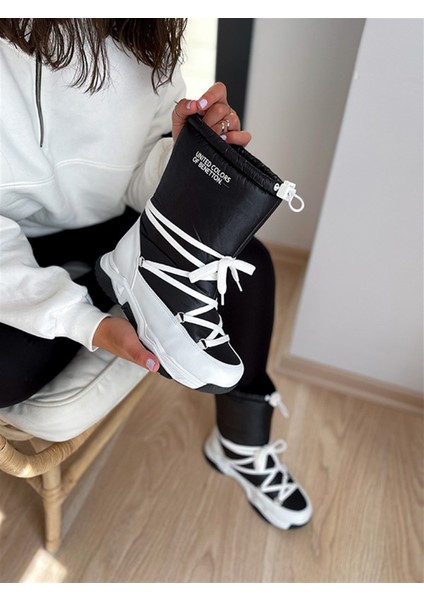 Benetton BN-30392 Siyah Beyaz Kar Botu indirimleri