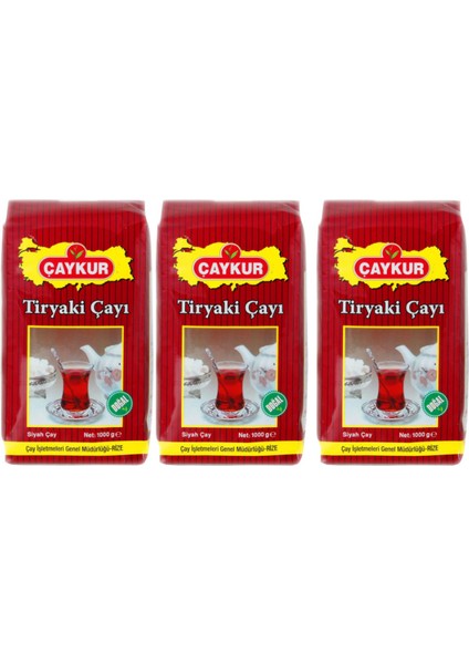 Tiryaki Çay 3×1000 gr Siyah Çay ile Uzun Süreli Keyifli İçim Deneyimi