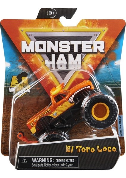 Spin Master Monster Jam 1:64 Wheelie Bar Araçlar - El Toro Loco