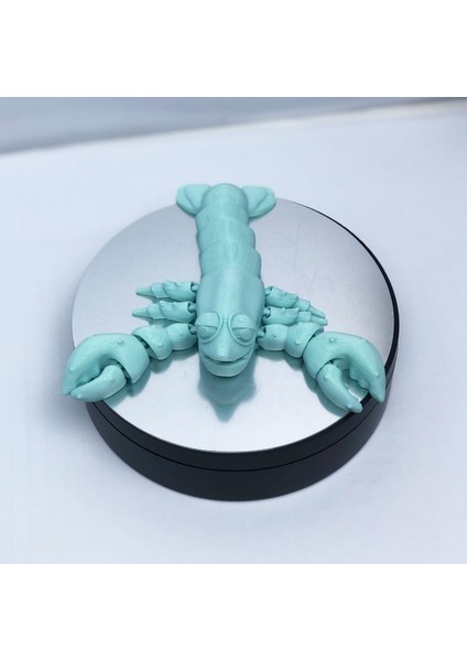 3D Hareketli Istakoz Figürlü Oyuncak - Turkuaz