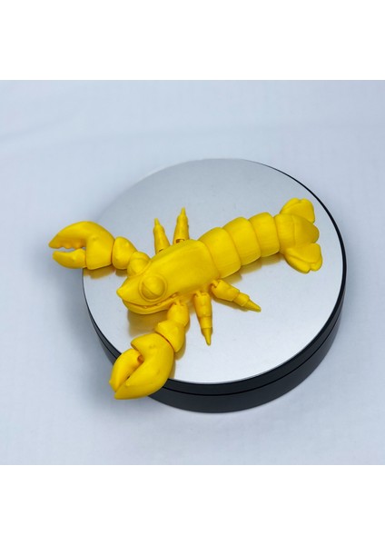 3D Hareketli Istakoz Figürlü Oyuncak - Sarı