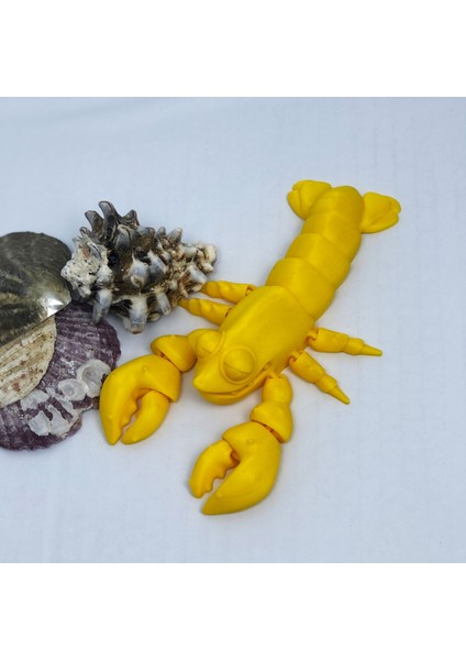 3D Hareketli Istakoz Figürlü Oyuncak - Sarı indirimleri