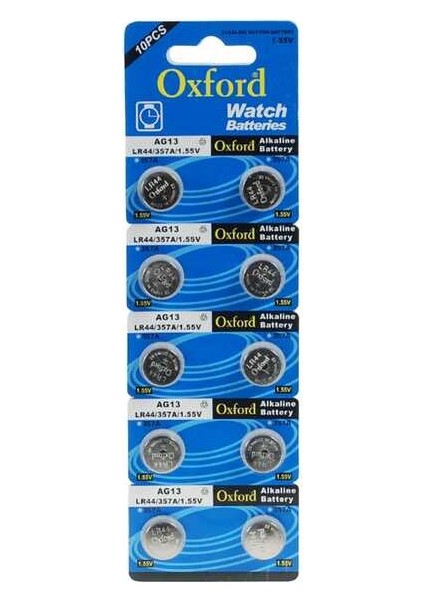 Ag-13 Pil Oxford 10'lu