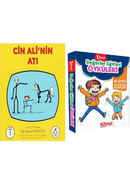 Cin Ali Serisi 10 Kitap + Kitap Kulübü Yayınları Değerler Eğitimi Öyküleri 10 Kitap