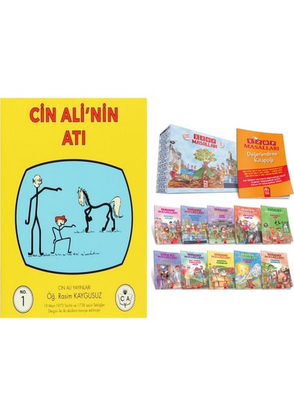 Cin Ali Serisi 10 Kitap + Model Yayınları Ezop Masalları 10 Kitap