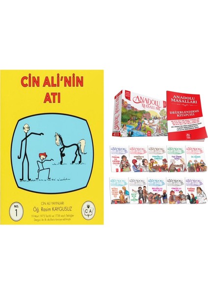 Cin Ali Serisi 10 Kitap + Model Yayınları Anadolu Masalları 10 Kitap