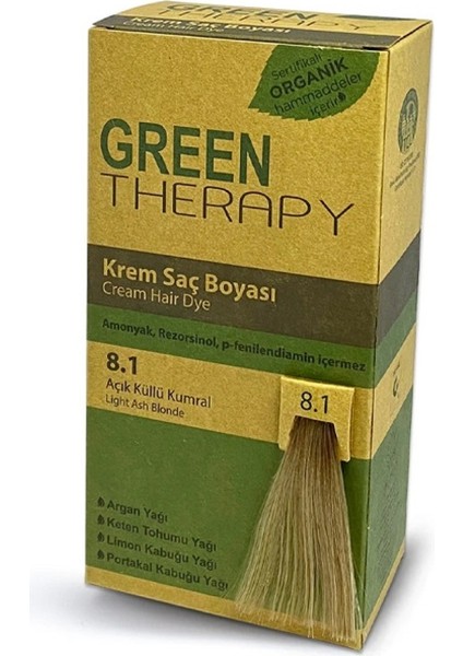 Krem Saç Boyası 8.1 Açık Küllü Kumral