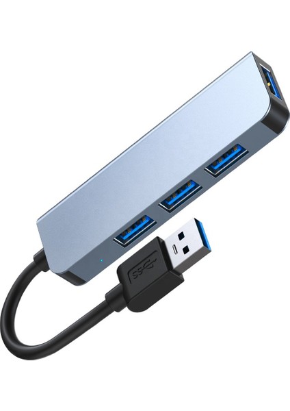 BYL-2013U 4 In 1 USB 3.0 Hub Alüminyum Gövde USB Çoklayıcı Hub