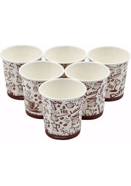 Kağıt Karton Bardak 4 Oz 3,000 Adet 1 Koli