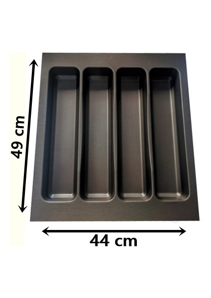 ALMİTAL 44x49 Mikro Kabartma Desenli Antrasit Kepçelik En 40 Boy 40 Cm'e kadar kesilebilir