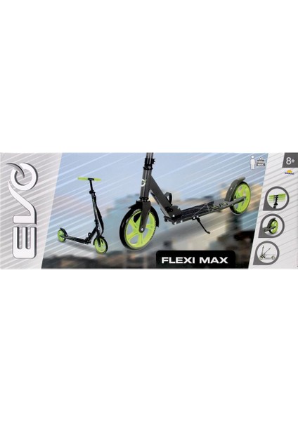 Flexi Max 2 Tekerlekli Scooter Yeşil