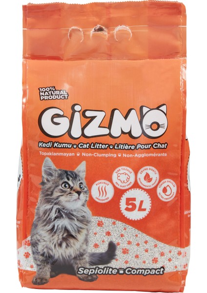 Compact Ince Taneli Kedi Kumu 5l
