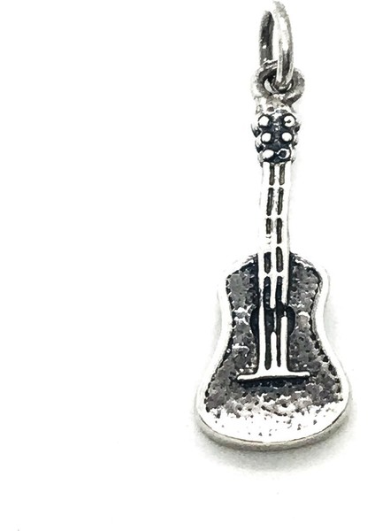 925 Ayar Gümüş Gitar Kolye Ucu