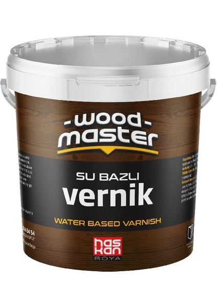 Wood Master Su Bazlı Vernik 1 kg