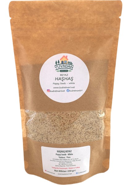 Beyaz Haşhaş 250 gr- Beyaz Haşhaş Tohumu 250 gr