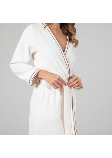 Gales Kadın Bornoz Ekru modelleri