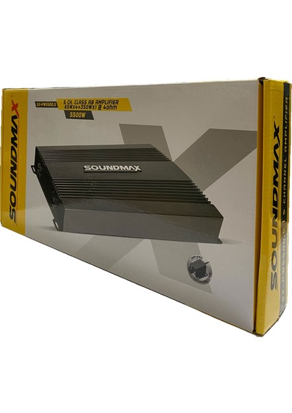 Oto Anfi 5500W 5 Kanal Bass Kontrol Soundmax