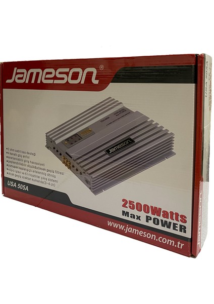 Jameson oto Anfi 2500W 4 Kanal 