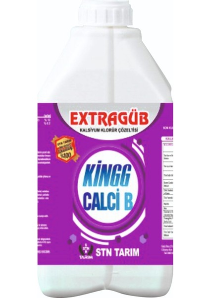 Extragüb Kıng Calci B (Kalsiyum Klorür Çözeltisi)