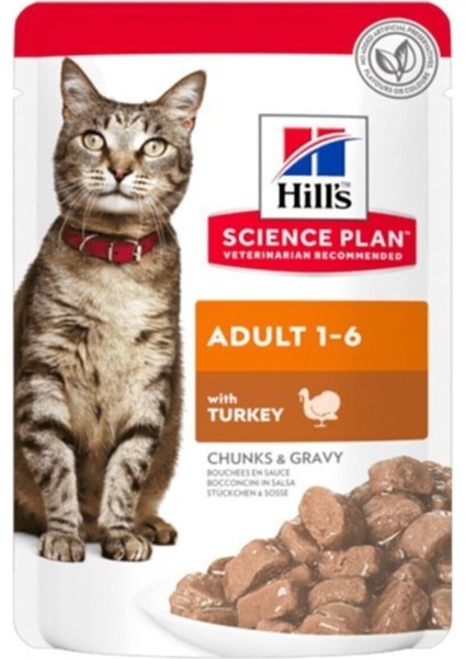 Hindili Yetişkin Kedi Pouch Konservesi 85 gr