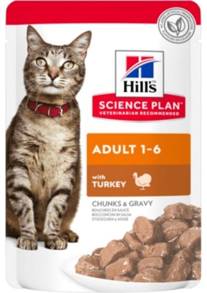 Hindili Yetişkin Kedi Pouch Konservesi 85 gr