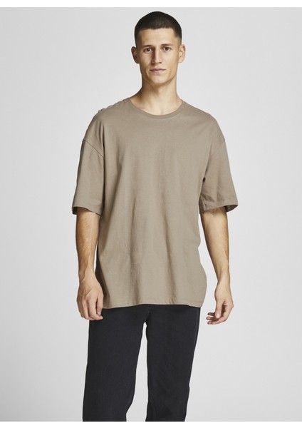 Jack & Jones Bisiklet Yaka Basic Tisört - Brink